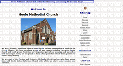 Desktop Screenshot of hoolemethodistchurch.org.uk